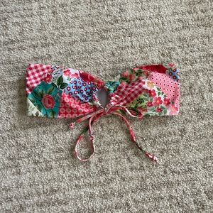 Patchwork bikini top